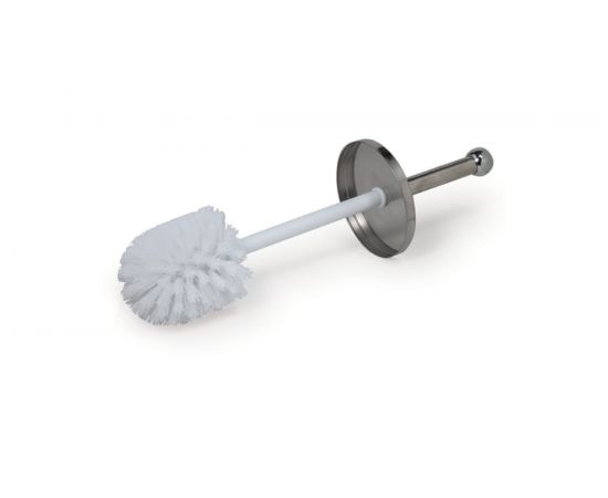 Держатель для туалетной бумаги и ерша ЛАЙМА напольный, нержавеющая сталь, зеркальный, 601619 – изображение 2