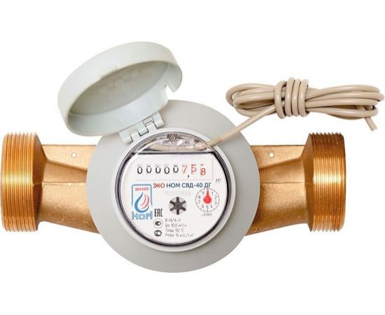Универсальный счетчик воды ЭКО НОМ СВ Д-40 ДГс КМЧ СВДГ40-003 – изображение 2