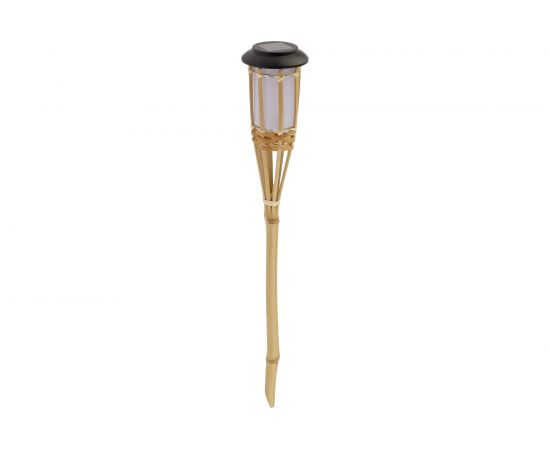 Садовый светильник ЭРА ERASF22-24 Факел бамбук, на солнечной батарее, 56 см, Б0053382 – изображение 2