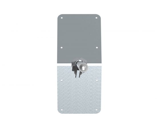 Коньковый молниеприемник с угловым зажимом DKC 2000 мм NL6200 – изображение 2