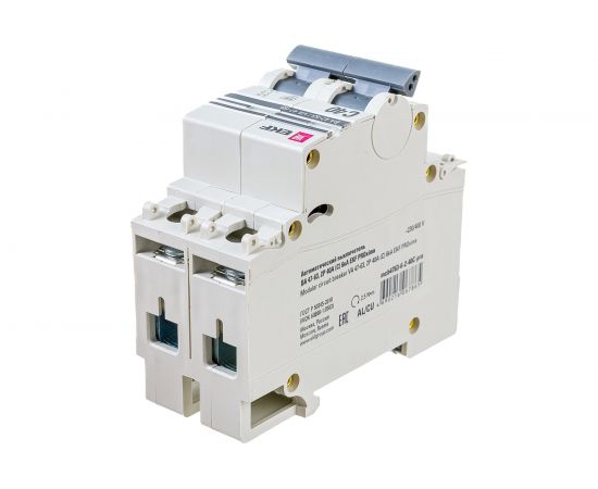 Автоматический выключатель EKF PROxima ВА 47-63 2P, 40А, 6кА, SQ mcb4763-6-2-40C-pro – изображение 2