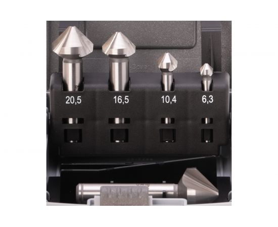 Набор зенковок (5 шт; 6.3-25 мм; HSSE-Co 5; 90 градусов) Ruko 102154ERO – изображение 2