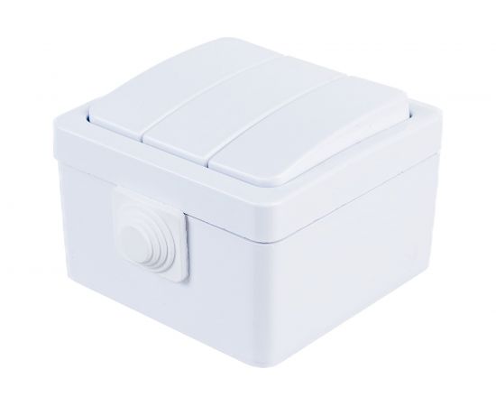 3-клавишный выключатель NE-AD 10А, 250В, IP22, Murat, Белый, 95-33 – изображение 3