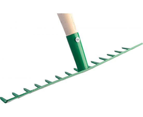 Садовые грабли с черенком РОСТОК 14 прямых зубцов 421901-14 – изображение 3