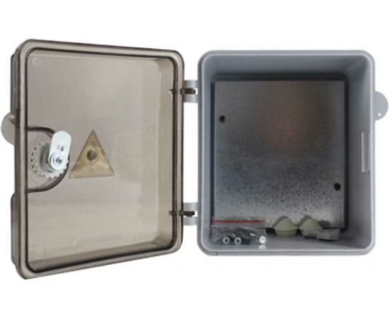 Пластиковый корпус с монтажной панелью KRZMI ЩМПпл прозрачная дверь 200x175x135 IP55 4651117990164 – изображение 3