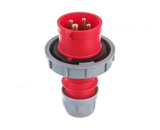 Кабельная вилка PCE 16А 380V 3P+E IP67 0142-6 – изображение 3