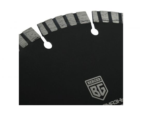 Диск алмазный отрезной по бетону и кирпичу турбо-сегментированный 125x2.0x22.23 мм Berger BG BG1604 – изображение 4