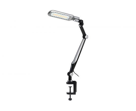 Настольный светодиодный светильник ЭРА NLED-496-12W-BK на струбцине, черный Б0052767 – изображение 4