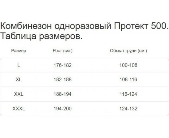 Одноразовый комбинезон СОЮЗСПЕЦОДЕЖДА Протект 500, белый, р. XXL 2000000154510 – изображение 5