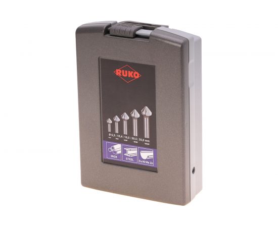 Набор зенковок (5 шт; 6.3-25 мм; HSSE-Co 5; 90 градусов) Ruko 102154ERO – изображение 5