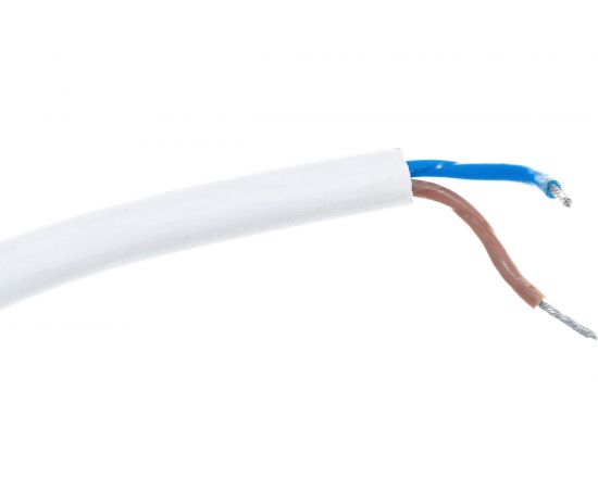 Шнур DORI ПВС 2х0,75 с вилкой 1,5 м белый 41436 