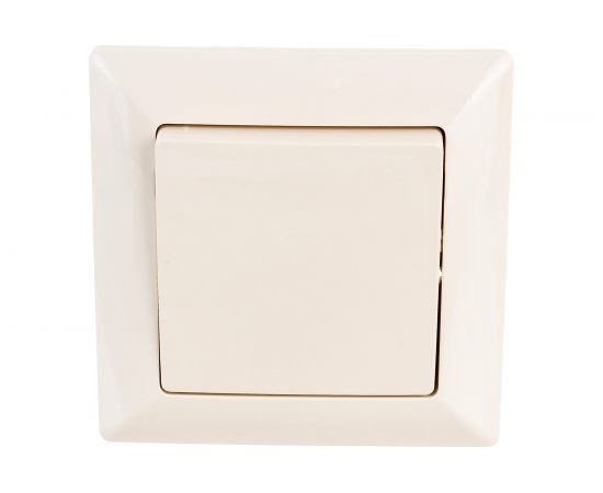 Выключатель Intro 410102 10А, 250В, СУ, Solo, слоновая кость Б0043264 