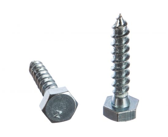 Сантехнический болт Tech-Krep DIN 571 оцинкованный 10х50 2 шт - пакет 102593 