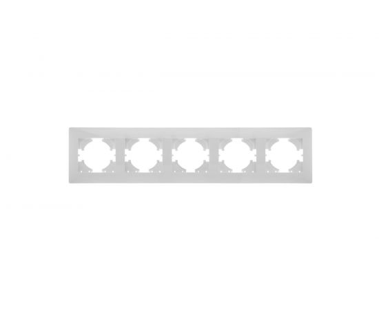 Рамка GUSI ELECTRIC Bravo 5-местная, цвет белый С1050-001 