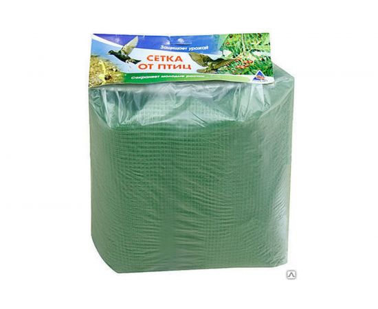 Сетка от птиц пластиковая 6х6 мм ,рулон 2х5 м ЛЕТО 4161 