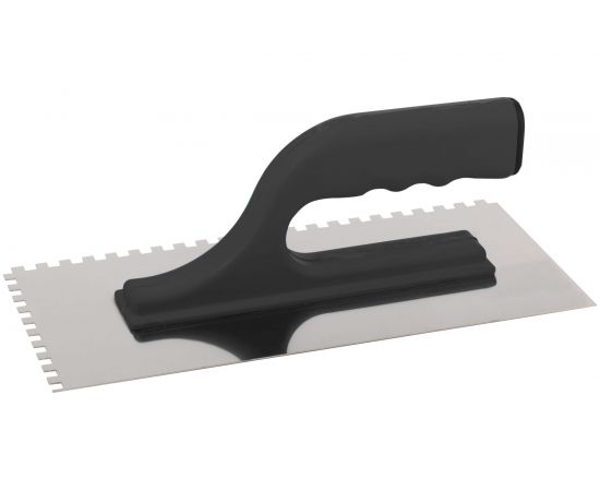 Зубчатая кельма Master Color 6x6 нержавеющая сталь пластиковая ручка 270x130 мм 30-2042 