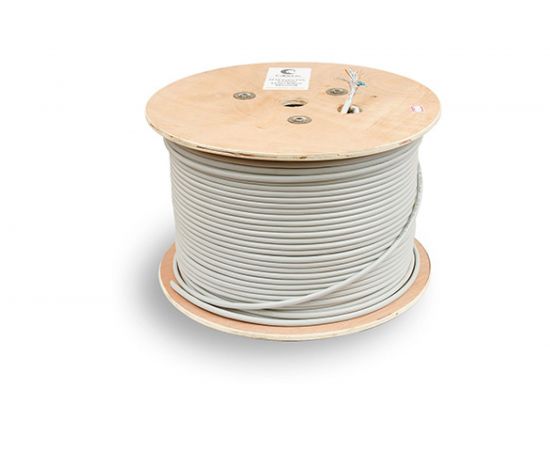 Кабель Cabeus витая пара, категория 5e, 4 пары, одножильный SFTP-4P-Cat.5e-SOLID-GY 