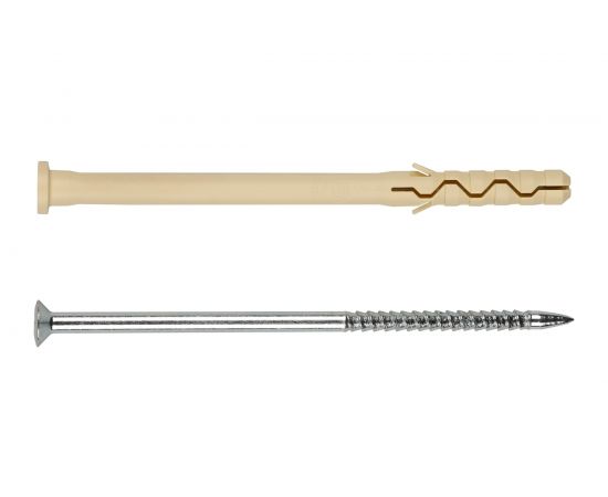 Дюбель-гвоздь с цилиндрической манжетой ЕВРОПАРТНЕР PDG LK нейлон. 8x120, 12 шт. 1 0696 09 