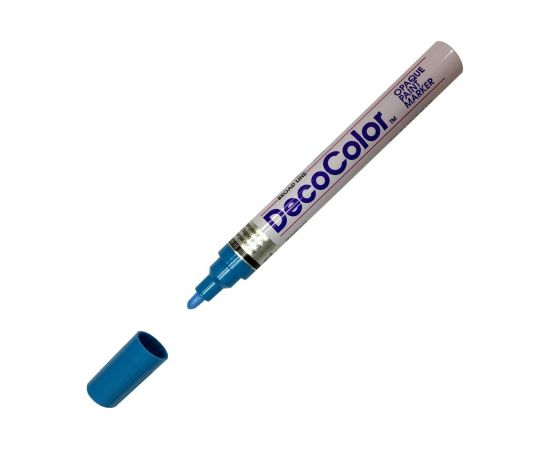 Лаковый маркер MARVY UCHIDA с круглым наконечником 2-4мм светло-голубой MAR300/10 