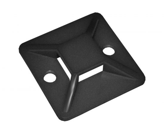 Самоклеящаяся площадка под хомуты IEK 30x30 черная 100 шт. UHP31-30-100 