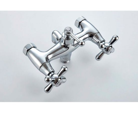 Смеситель для ванны LEDEME длинный излив L30F, крест, керамика L2518 89567 – изображение 2