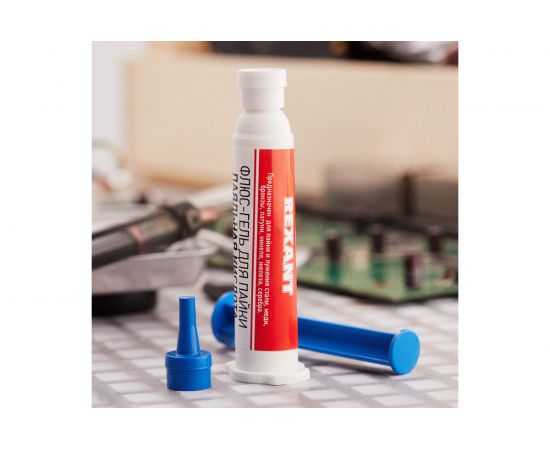 Флюс-гель для пайки паяльная кислота 12 мл шприц REXANT 09-3688 – изображение 2