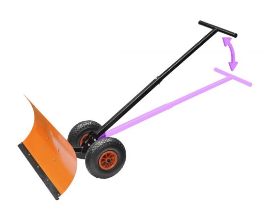 Снегоуборочная лопата на колесах CARVER ЭлектроМаш 46045630610 – изображение 2