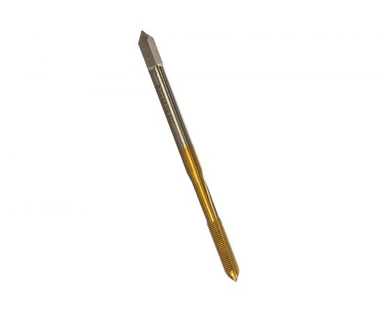 Машинно-ручной однопроходный метчик М3*0.35, HSS M2 TIN 6524 Профоснастка Эксперт 50211004 – изображение 2