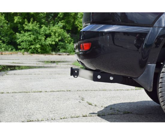 Фаркоп ТСУ со съемным квадратом и нержавеющей накладкой для HAVAL H5 2020/ DW Hover H3/H5 2010 PT Group HVH991101 – изображение 2