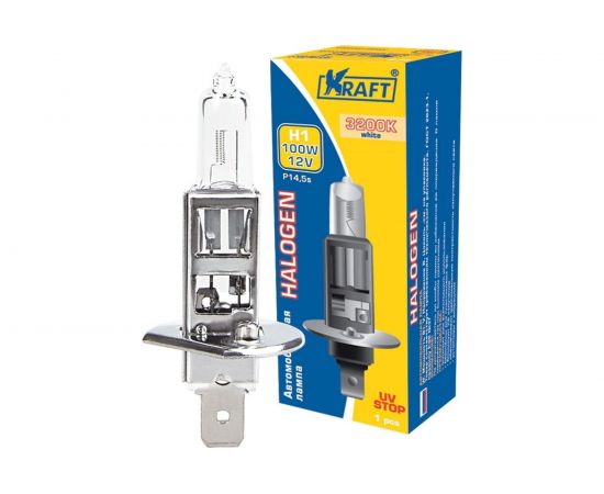 Автолампа KRAFT H1 12v 100w P14.5s KT 700001 – изображение 2