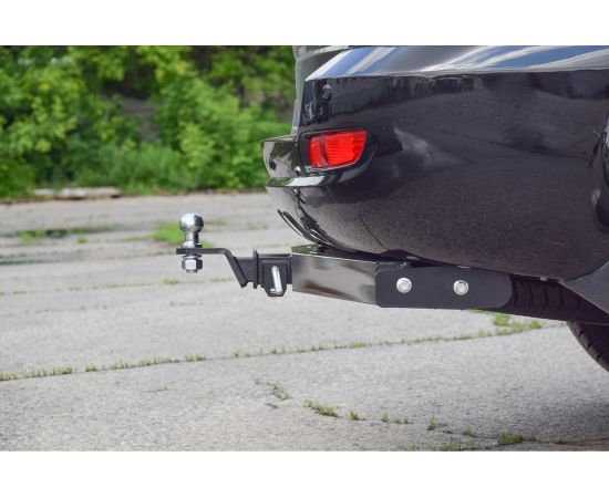 Фаркоп ТСУ со съемным квадратом и нержавеющей накладкой для HAVAL H5 2020/ DW Hover H3/H5 2010 PT Group HVH991101 – изображение 3