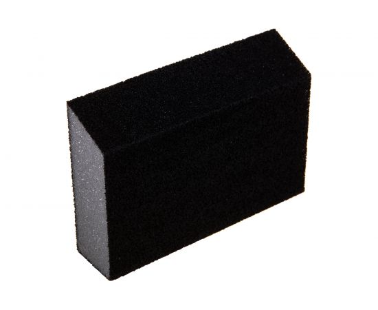 Угловая шлифовальная губка средней жесткости, зерно - оксид алюминия, Р120, 100x68x42x26мм STAYER MASTER 3561-120 – изображение 3
