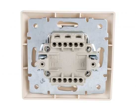 Выключатель Intro 410102 10А, 250В, СУ, Solo, слоновая кость Б0043264 – изображение 3