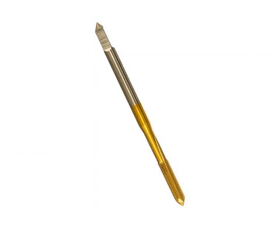 Машинно-ручной однопроходный метчик М3*0.35, HSS M2 TIN 6524 Профоснастка Эксперт 50211004 – изображение 3