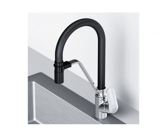 Смеситель для кухни AM.PM Like с каналом для питьевой воды и гибким изливом, хром F8007802 – изображение 3