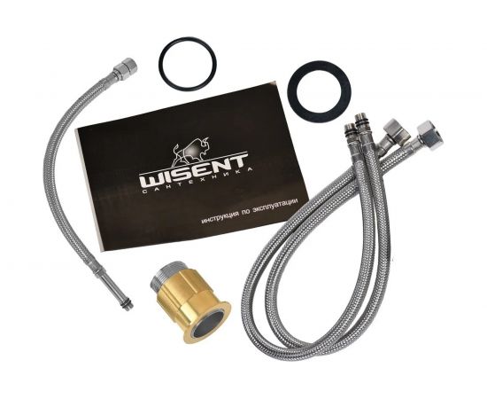 Смеситель для кухни WISENT с подводкой питьевой воды, белый W4371-3-18 – изображение 4