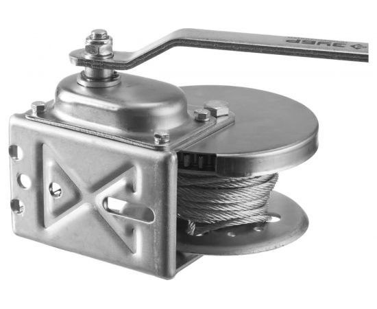 Ручная барабанная лебедка Зубр ПРОФЕССИОНАЛ 0,5т 8м 43117-0.5 – изображение 4