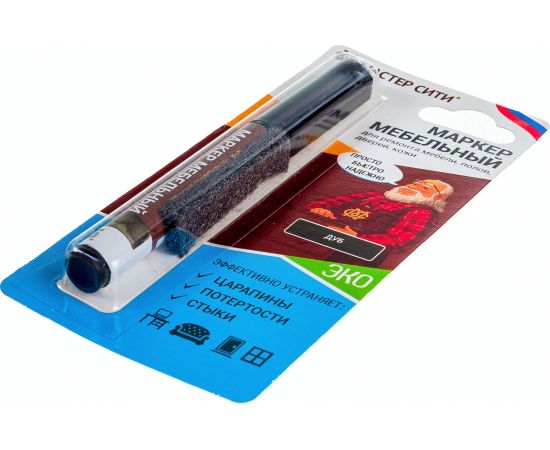 Мебельный спиртовой маркер Мастер Сити (блистер; дуб) 2051303 – изображение 4