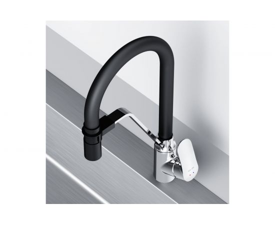 Смеситель для кухни AM.PM Like с каналом для питьевой воды и гибким изливом, хром F8007802 – изображение 4