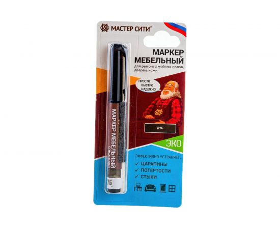 Мебельный спиртовой маркер Мастер Сити (блистер; дуб) 2051303 – изображение 5