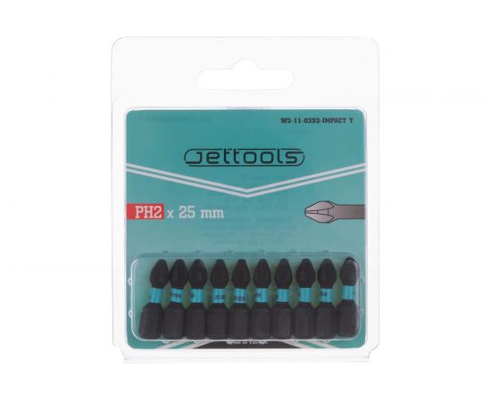 Насадки Jettools ударные торсионные 25PH2 10 шт для больших нагрузок W2-11-0252-IMPACT T – изображение 5