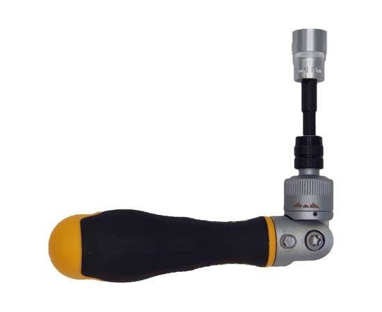 Набор бит и головок Felo Ergonic K с поворотной трещоткой, в кейсе, 20 шт 06072056 – изображение 5