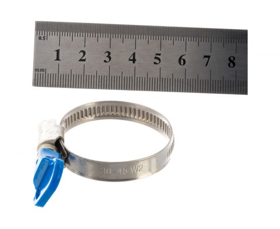 Хомут-бабочка ЕВРОПАРТНЕР 30-45, нержав. сталь, 2 шт. G1 0818 – изображение 6