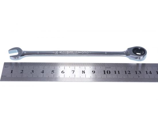 Трещоточный комбинированный ключ 8мм KING TONY 373108M – изображение 8