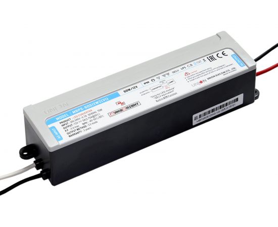 Блок питания MAKSBRIGHT 12В, 60Вт, IP67, 5А, пластик, 170х41х38мм MBPS-60S12W2-V1 