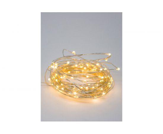 Светодиодная гирлянда КОСМОС Золотые нити, медный провод, IP44, 10 метров KOCNL-EL151 