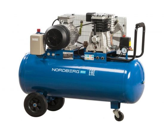 Поршневой компрессор с ременным приводом, объем 100 л NORDBERG ECO NCE100/520 