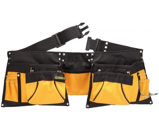 Пояс нейлоновый (12 карманов) для инструментов STAYER 38610 