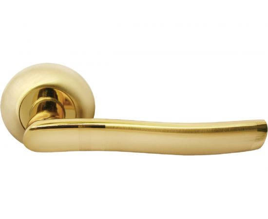 Дверная ручка RUCETTI RAP 3 SG/GP, цвет-мат.золото/золото 9008770 