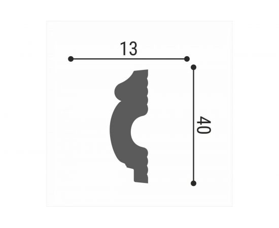 Молдинг Де-Багет Декор ДМ 02/40 00-00001094 – изображение 2